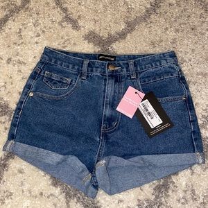 PLT Mid Blue Denim Shorts ‼️
